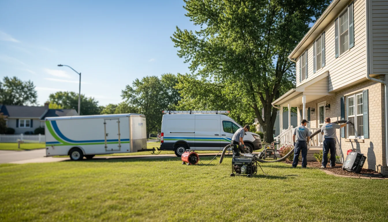 Flooded Basement Restoration And Cleanup With Repair in Rockwell City, IA near me